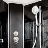 Душевая кабина DTO BM1510NBLACK с средним поддоном, без крыши фото в интернет-магазине «Wasser-Haus.ru»