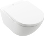 Комплект  Унитаз подвесной Villeroy & Boch Subway 3.0 4670TSR1 alpin, ceramicplus, сиденье с микролифтом + Система инсталляции для унитазов Villeroy & Boch 92242700 + Кнопка смыва Villeroy & Boch Viconnect 922400RB черная глянцевая фото в интернет-магазине «Wasser-Haus.ru»