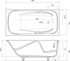Ванна из искусственного камня Цвет и Стиль Марта 150x80 с ножками фото в интернет-магазине «Wasser-Haus.ru»