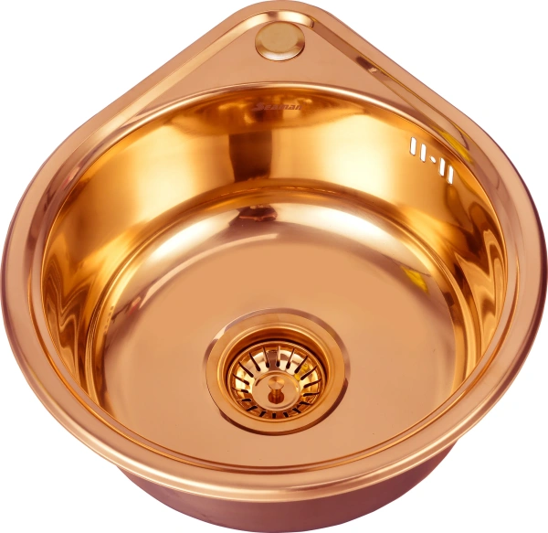 Комплект Мойка кухонная Seaman Eco Wien SWT-3945 copper polish + Смеситель Barcelone SSL-5077 copper satin фото в интернет-магазине «Wasser-Haus.ru»