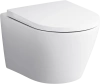Унитаз подвесной AM.PM Sense C741701SC безободковый, с микролифтом фото в интернет-магазине «Wasser-Haus.ru»