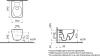 Комплект  Унитаз подвесной VitrA Shift 7742B003-0075 с крышкой 191-003-009 + Система инсталляции Ideal Standard ProSys + Кнопка смыва Ideal Standard ProSys Oleas R0124AA хром фото в интернет-магазине «Wasser-Haus.ru»
