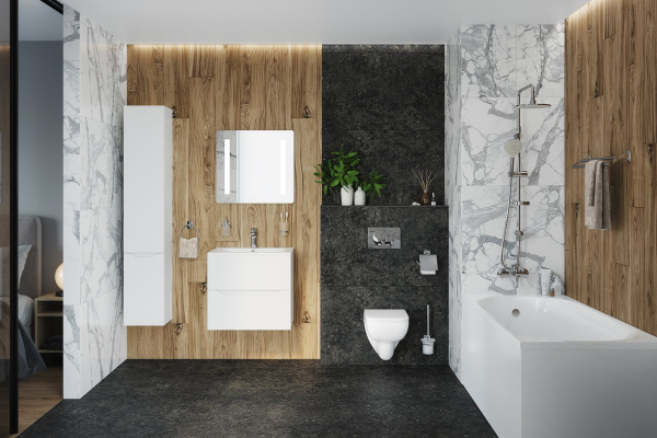 Акриловая ванна AM.PM Tender 170x70 с каркасом фото в интернет-магазине «Wasser-Haus.ru»