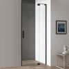 Душевая дверь в нишу Cezares Slider B 1 100/110 C Nero профиль черный, стекло прозрачное фото в интернет-магазине «Wasser-Haus.ru»