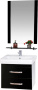 Мебель для ванной Misty Эмилия 60 подвесная черная фото в интернет-магазине «Wasser-Haus.ru»