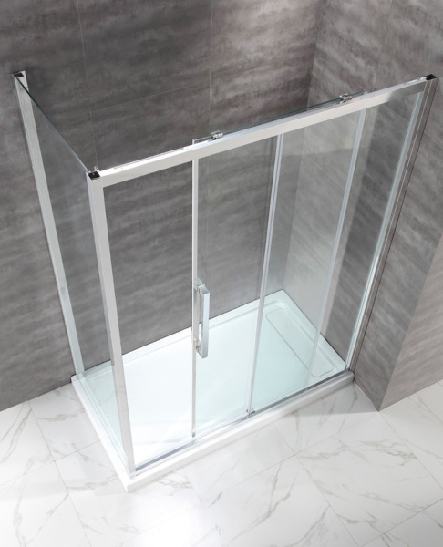 Душевой уголок Cezares Lux soft W AH1 140/90 C Cr IV фото в интернет-магазине «Wasser-Haus.ru»