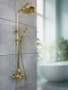Душевая стойка AltroBagno Beatrice 030408 Or, золото фото в интернет-магазине «Wasser-Haus.ru»