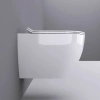 Унитаз подвесной Bauedge Bau Dream безободковый, с микролифтом, белый фото в интернет-магазине «Wasser-Haus.ru»