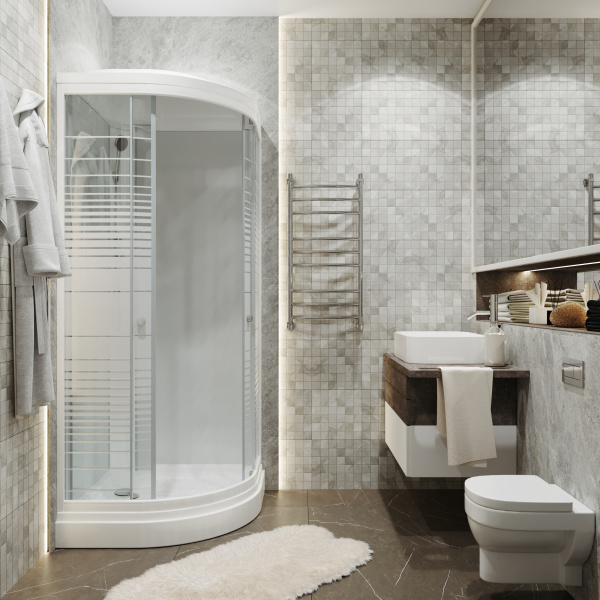 Душевая кабина Triton Стандарт 90х90 А ДН4 полосы фото в интернет-магазине «Wasser-Haus.ru»
