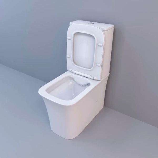 Унитаз-компакт Cerutti Spa Marmolada 7777 безободковый, с микролифтом фото в интернет-магазине «Wasser-Haus.ru»