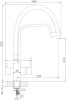 Смеситель для кухни Haiba HB76615 белый фото в интернет-магазине «Wasser-Haus.ru»