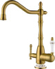 Комплект Мойка кухонная Zorg Light ZL R 450510 BRONZE + Смеситель Zorg Sanitary ZR 312 YF-50-BR для кухонной мойки фото в интернет-магазине «Wasser-Haus.ru»