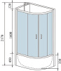 Душевая кабина Weltwasser WW500 Halle 1201 L фото в интернет-магазине «Wasser-Haus.ru»