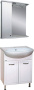 Мебель для ванной Misty Уют 60 прямая белая фото в интернет-магазине «Wasser-Haus.ru»
