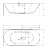 Акриловая ванна ABBER AB9281 фото в интернет-магазине «Wasser-Haus.ru»