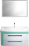 Мебель для ванной Iddis Color Plus 90 белая, мятная фото в интернет-магазине «Wasser-Haus.ru»