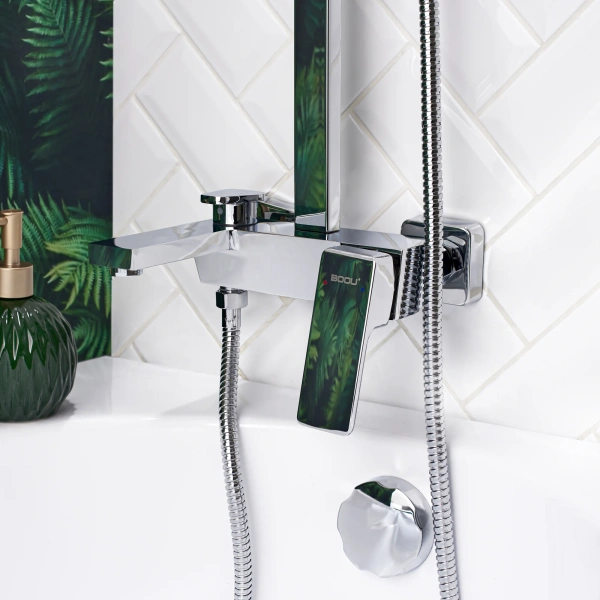 Душевая стойка BOOU B7084-27 хром фото в интернет-магазине «Wasser-Haus.ru»
