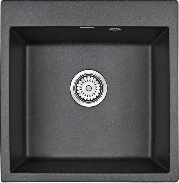 Комплект Мойка кухонная Paulmark Praktisch PM105152-BL черный + Смеситель Domaci Равенна DCB 7015 черный фото в интернет-магазине «Wasser-Haus.ru»