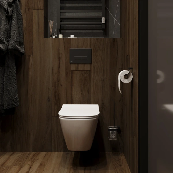 Комплект Унитаз подвесной Ideal Standard I Life B T461401 безободковая, euro white + Крышка T500301 с микролифтом + Инсталляция Geberit Duofix Delta 458.149.21.1 с кнопкой смыва, хром + Шумоизоляция фото в интернет-магазине «Wasser-Haus.ru»