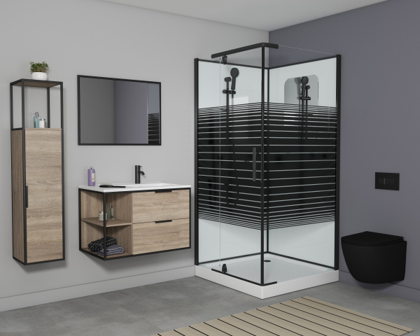 Душевая кабина Grossman GR270QL 100х100 см фото в интернет-магазине «Wasser-Haus.ru»