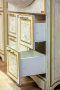 Мебель для ванной Sanflor Адель 100 белая, патина золото фото в интернет-магазине «Wasser-Haus.ru»