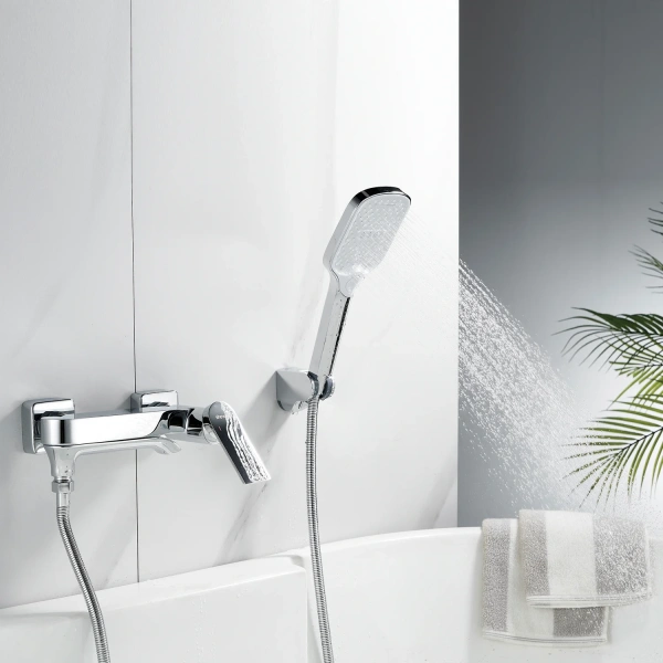 Смеситель для ванны с душем Shevanik S4102, хром фото в интернет-магазине «Wasser-Haus.ru»