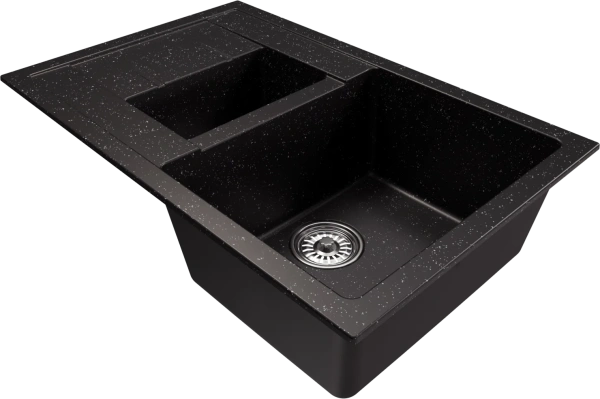 Мойка кухонная Mixline ML-GM22 черная фото в интернет-магазине «Wasser-Haus.ru»
