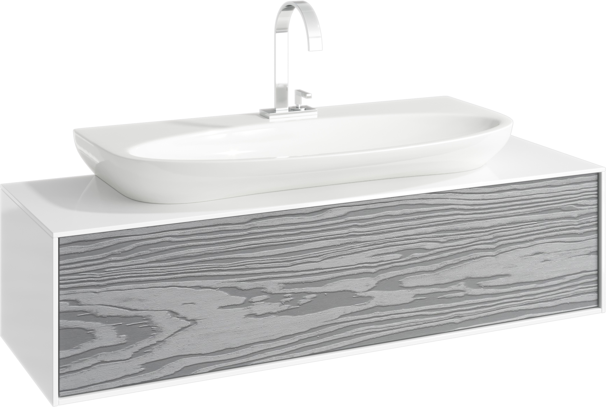 Мебель для ванной Aqwella 5 stars Genesis 120 миллениум серый фото в интернет-магазине «Wasser-Haus.ru»
