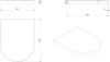 Комплект Система инсталляции для унитазов Geberit Duofix Платтенбау 458.125.21.1 4 в 1 с кнопкой смыва + Унитаз подвесной Sanindusa Sanibold 137932 с микролифтом фото в интернет-магазине «Wasser-Haus.ru»