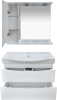 Мебель для ванной Misty Элвис 85 белая фото в интернет-магазине «Wasser-Haus.ru»