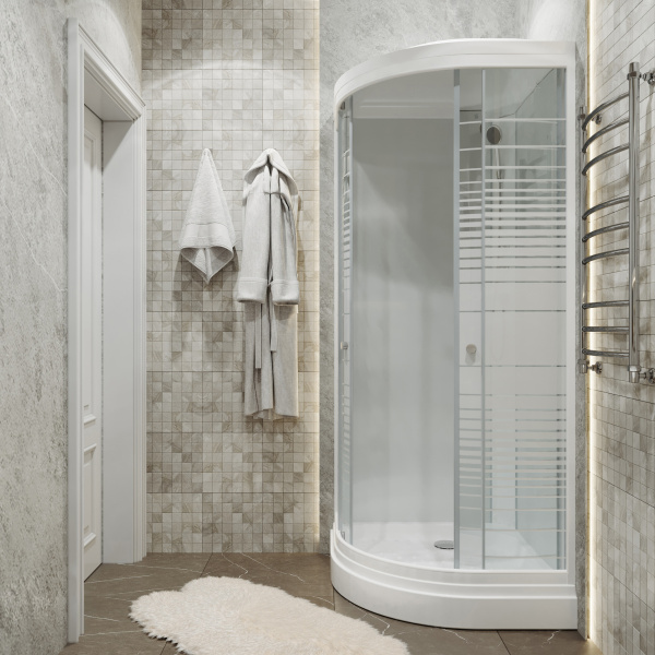 Душевая кабина Triton Стандарт 90х90 А ДН4 полосы фото в интернет-магазине «Wasser-Haus.ru»