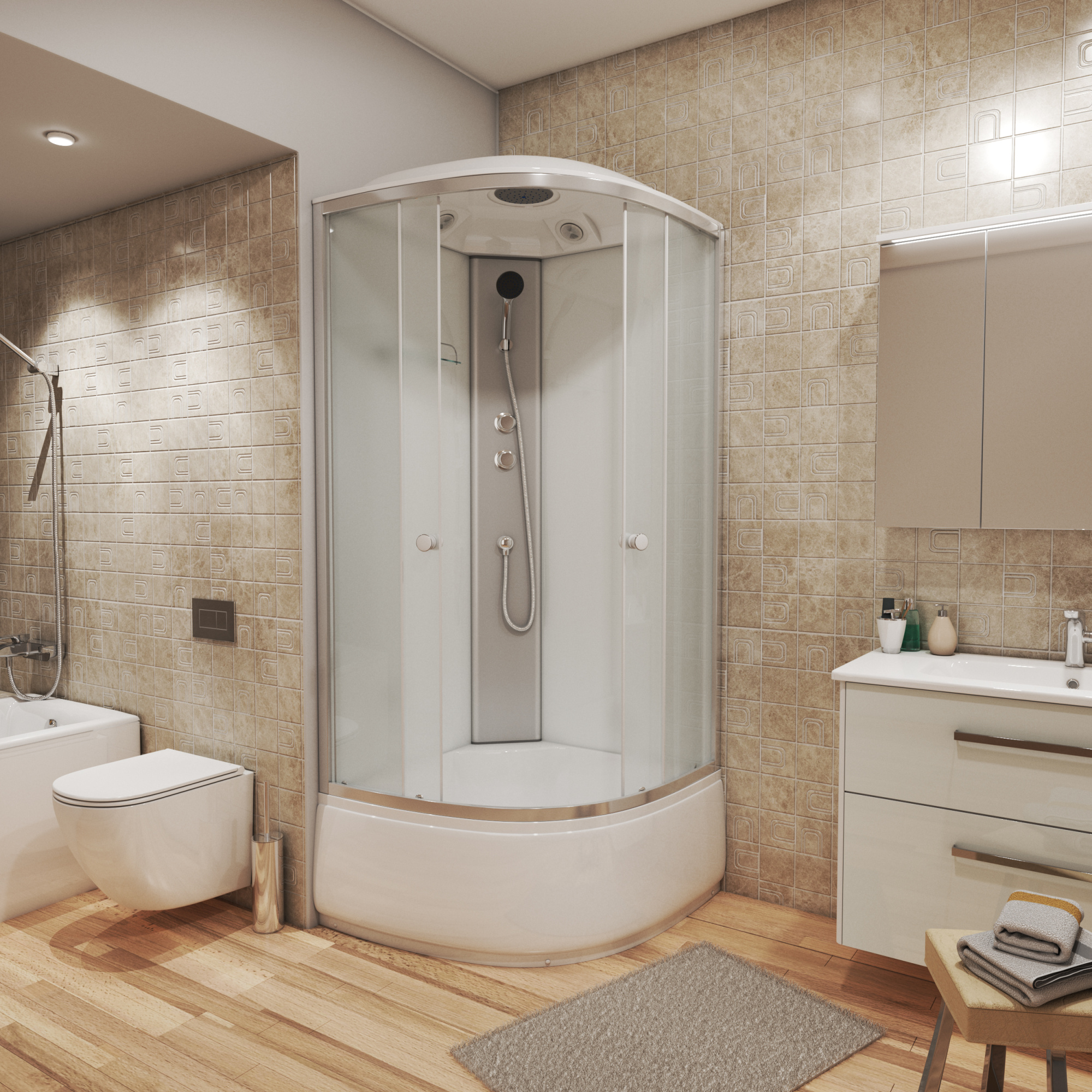 Душевая кабина Niagara Eco NG-7309-14 фото в интернет-магазине «Wasser-Haus.ru»
