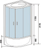 Душевая кабина Weltwasser WW500 Halle 1202 R фото в интернет-магазине «Wasser-Haus.ru»
