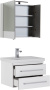 Мебель для ванной Aquanet Сиена 70 подвесная белая фото в интернет-магазине «Wasser-Haus.ru»