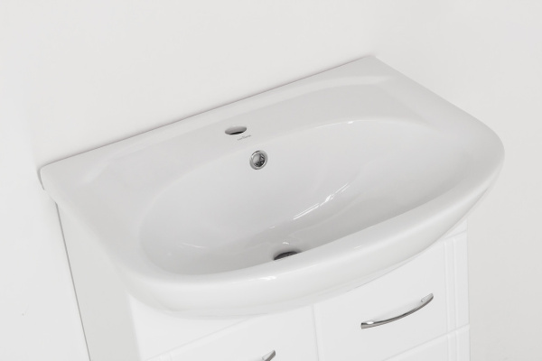 Мебель для ванной Style Line Эко Стандарт №11 61 белая фото в интернет-магазине «Wasser-Haus.ru»
