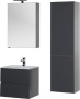 Мебель для ванной Aquanet Алвита 60 серый антрацит фото в интернет-магазине «Wasser-Haus.ru»