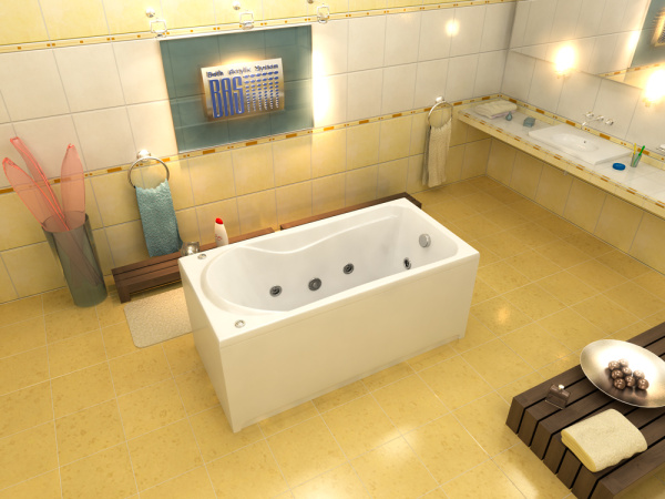 Акриловая ванна Bas Бриз 150x75 с г/м фото в интернет-магазине «Wasser-Haus.ru»