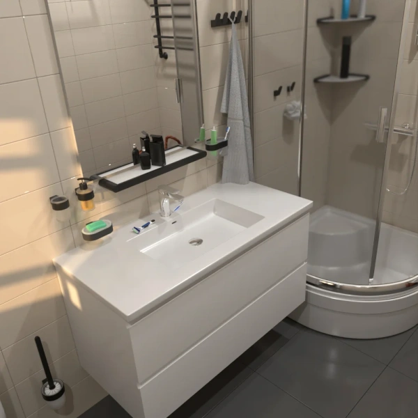 Полка Altasan Лотос ЛТ70ЧМ матовый черный фото в интернет-магазине «Wasser-Haus.ru»