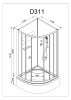 Душевая кабина AvaCan D311 фото в интернет-магазине «Wasser-Haus.ru»