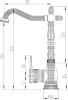 Смеситель Zorg Antic A 422 K-BR для кухонной мойки фото в интернет-магазине «Wasser-Haus.ru»