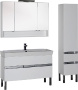 Мебель для ванной Aquanet Виго 120 белая фото в интернет-магазине «Wasser-Haus.ru»