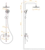 Душевая стойка RGW Shower Panels SP-25 хром фото в интернет-магазине «Wasser-Haus.ru»