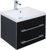 Мебель для ванной Aquanet Верона 58 подвесная черная фото в интернет-магазине «Wasser-Haus.ru»