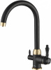 Смеситель Steel Hammer SH 723 BLACK BR для кухонной мойки фото в интернет-магазине «Wasser-Haus.ru»