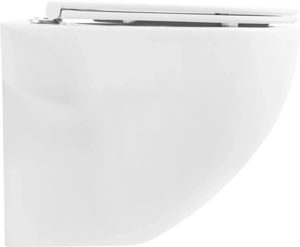 Унитаз подвесной BelBagno Onda BB066CHR безободковый, крышка BB870SC с микролифтом фото в интернет-магазине «Wasser-Haus.ru»