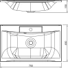 Мебельная раковина Art&Max Bianchi 75 фото в интернет-магазине «Wasser-Haus.ru»