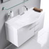 Мебель для ванной Aqwella Европа 100 белая фото в интернет-магазине «Wasser-Haus.ru»