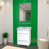 Мебель для ванной Misty Елена 60 белая, с 2-мя ящиками фото в интернет-магазине «Wasser-Haus.ru»