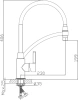 Смеситель для кухни Haiba HB72505-8 белый фото в интернет-магазине «Wasser-Haus.ru»
