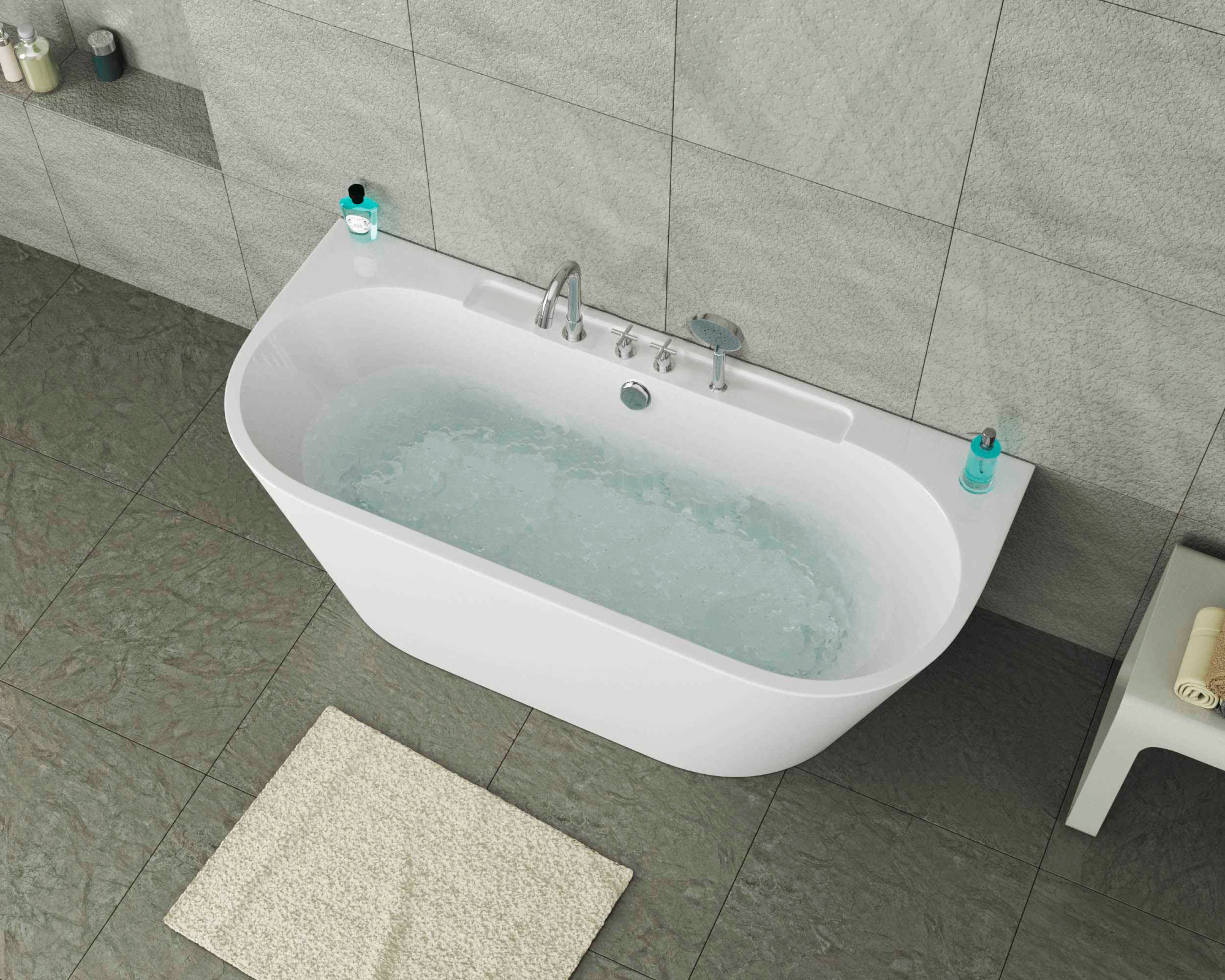 Акриловая ванна Grossman GR-17075-1 170x80 фото в интернет-магазине «Wasser-Haus.ru»